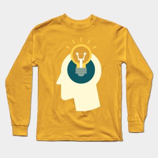 Idea Bulb Head Long Sleeve T-Shirt